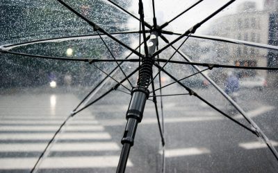 Para los días de lluvia paraguas y Covermas